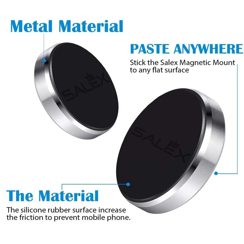 Universal Magnetic Car Phone Holder – Dashboard & Wall Mount for iPhone, Xiaomi, Huawei & More