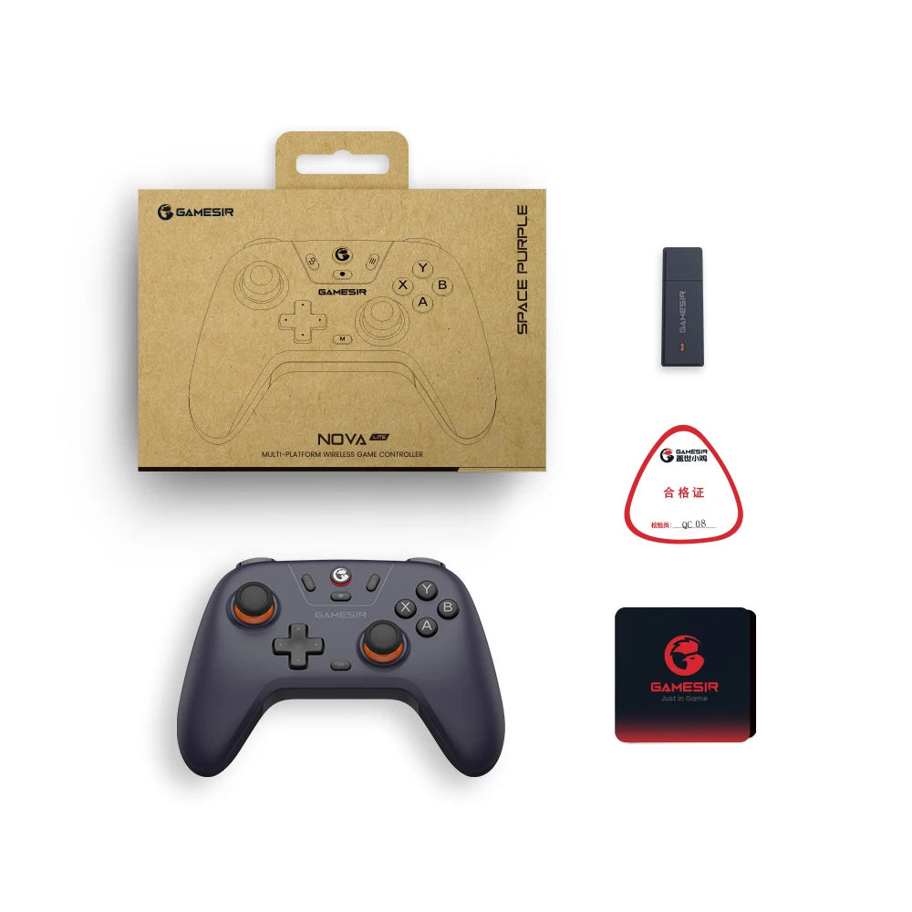 GameSir Nova Lite Wireless Controller – Hall Effect Gamepad for Switch, PC, Android & iPhone