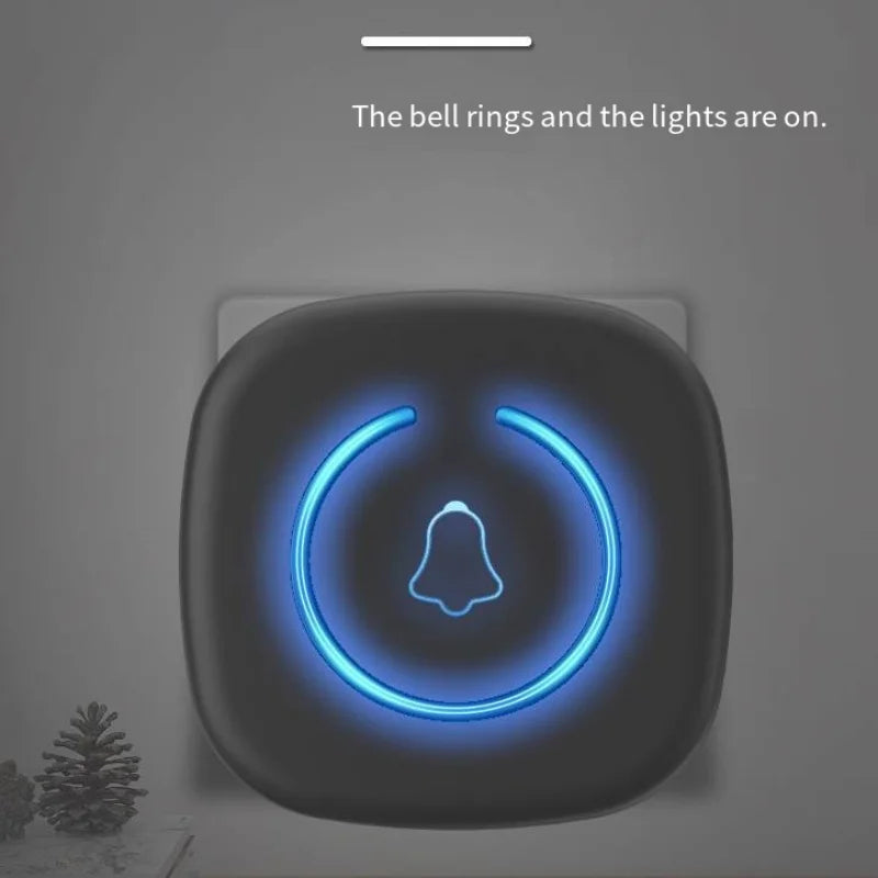 Smart Wireless Doorbell – 300M Range, 60 Chimes, Easy Installation