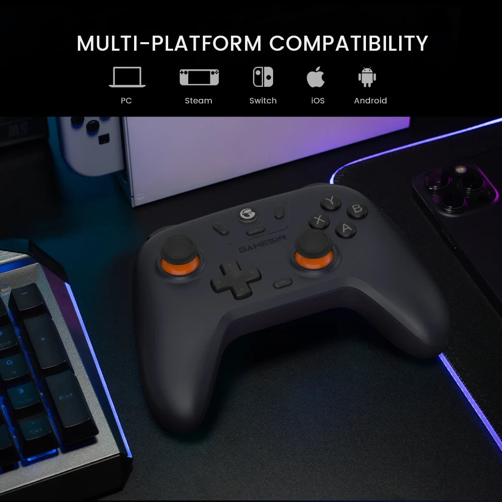 GameSir Nova Lite Wireless Controller – Hall Effect Gamepad for Switch, PC, Android & iPhone