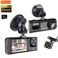 1080P Dual Dash Cam – Front & Interior Car Camera with IR Night Vision, Loop Recording & Wide-Angle Lens