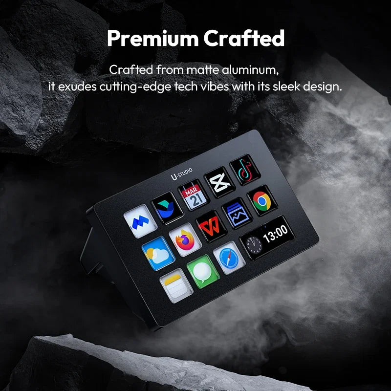 Ulanzi D200 Stream Deck – 13 Customizable LCD Keys for Live Streaming & Content Creation