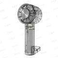 VUUV Portable High Speed Cooling Handheld Fan 2000mAh Rechargeable 100 Wind Speeds Adjustable Mini Foldable Air Fan