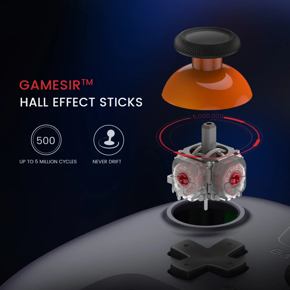 GameSir Nova Lite Wireless Controller – Hall Effect Gamepad for Switch, PC, Android & iPhone