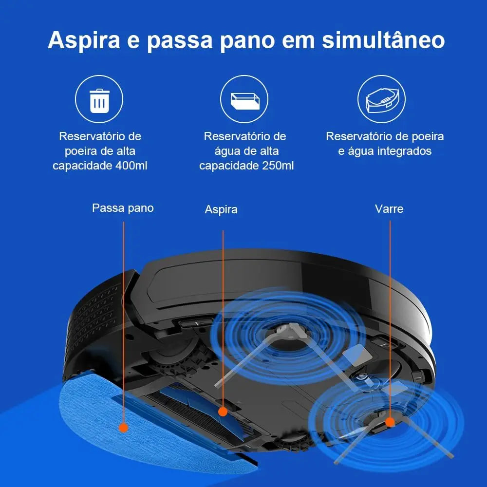 3-in-1 Robot Vacuum Cleaner – Smart Sweeping, Vacuuming & Mopping