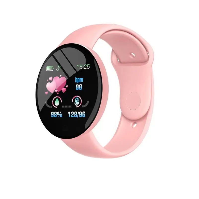 D18 Smart Watch Circular Color Screen Multiple Sports Modes Call Information Reminder Photo Taking Music Smart Bracelet Gift New
