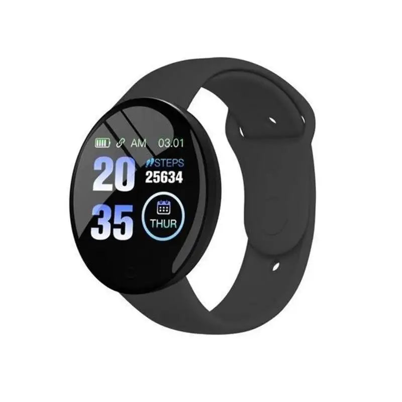 D18 Smart Watch Circular Color Screen Multiple Sports Modes Call Information Reminder Photo Taking Music Smart Bracelet Gift New