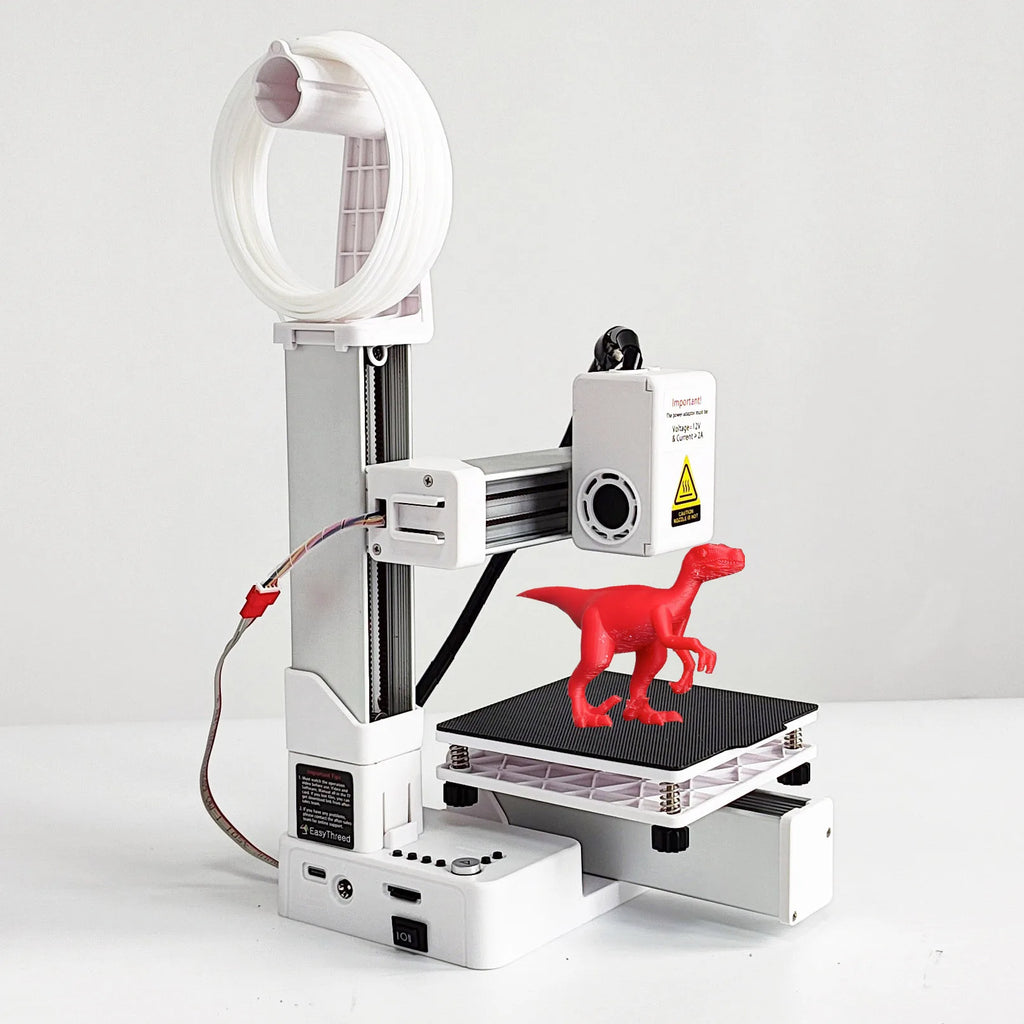 EasyThreed Entry-Level 3D Printer – Compatible with PLA & TPU 1.75mm Filament, Includes Power Adapter