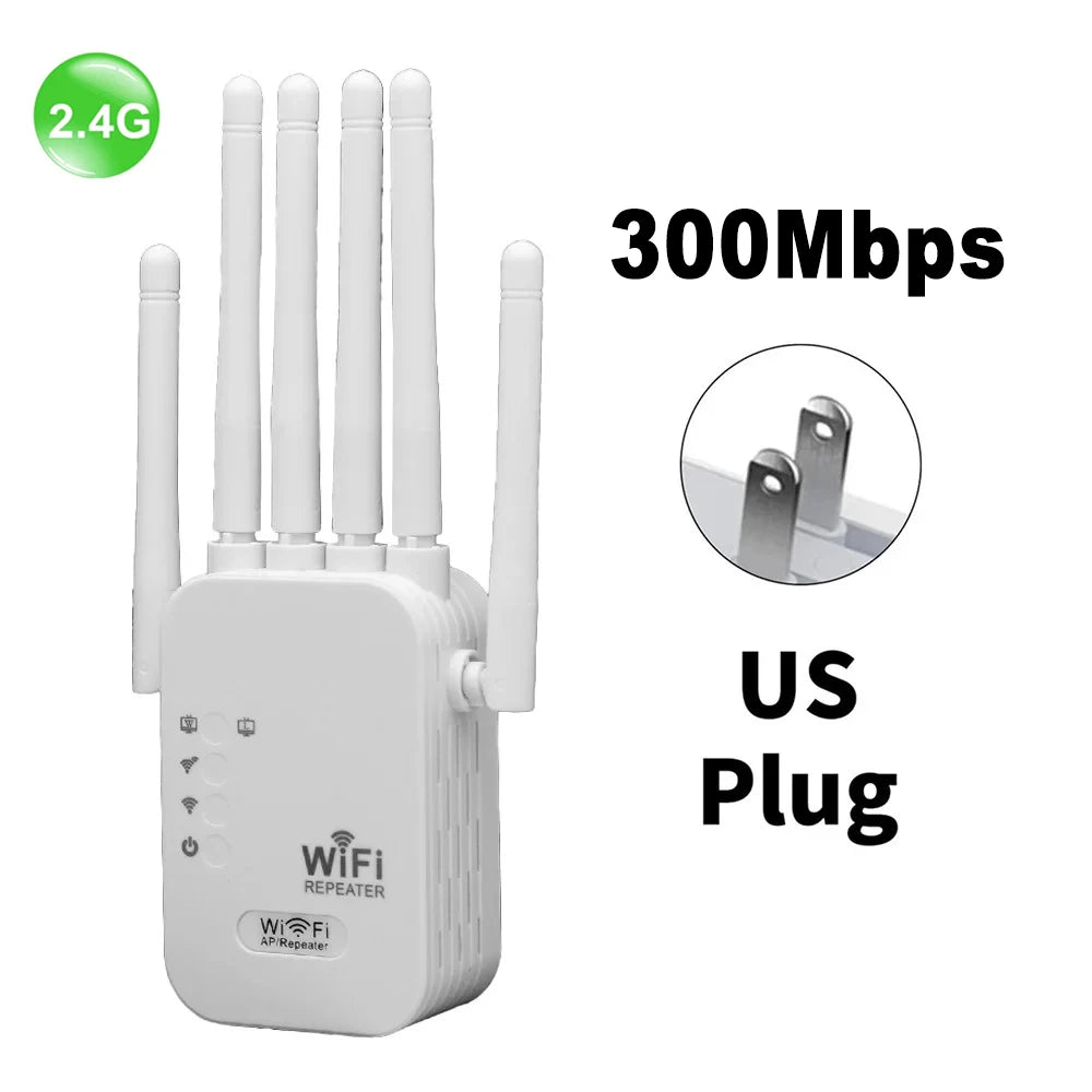 1200Mbps Dual-Band WiFi Range Extender – 2.4GHz & 5GHz Wireless Signal Booster