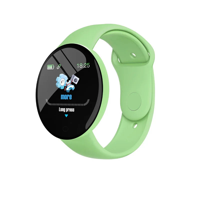 D18 Smart Watch Circular Color Screen Multiple Sports Modes Call Information Reminder Photo Taking Music Smart Bracelet Gift New