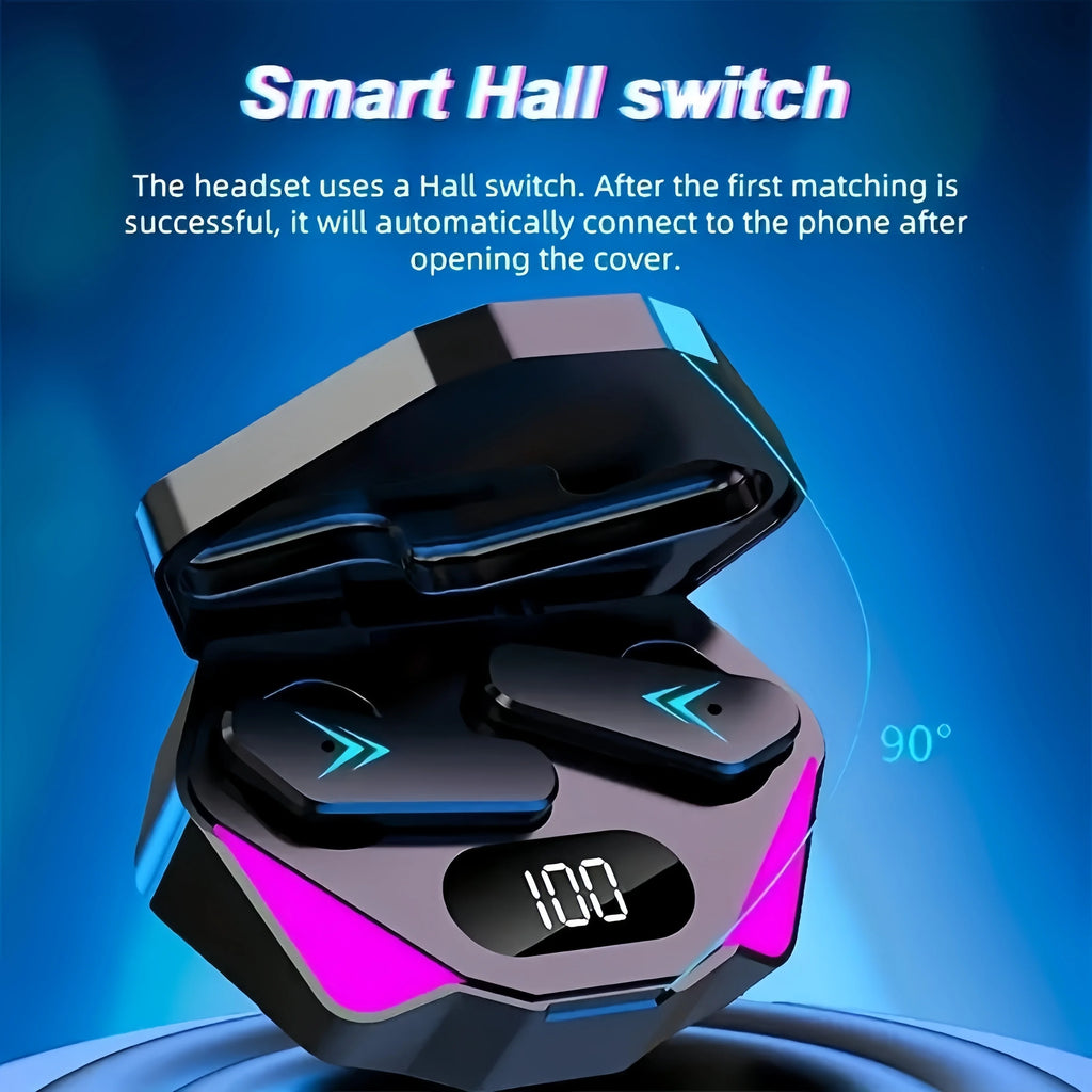 Wireless Bluetooth Headset LED