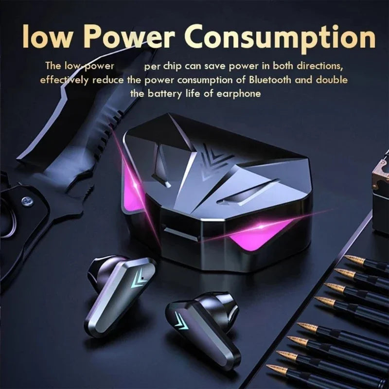 Wireless Bluetooth Headset LED