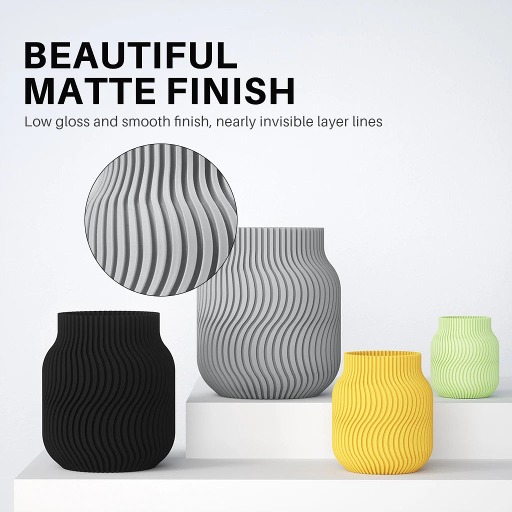 ELEGOO Matte PLA Filament 1KG 1.75mm – FDM 3D Printer Filament, ±0.02mm Accuracy
