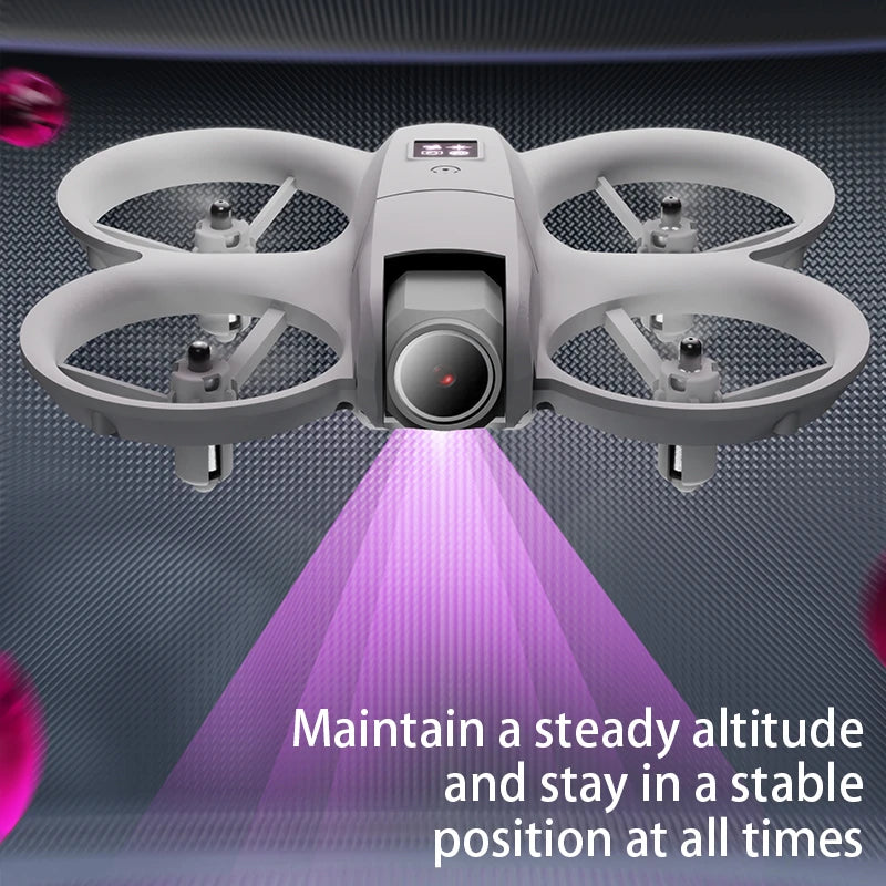 Mini Foldable 4K Camera Drone – WiFi FPV RC Quadcopter with Hover Mode