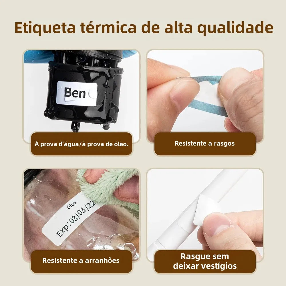 Phomemo Q30 Portable Thermal Label Printer – Wireless Pocket Sticker Label Maker