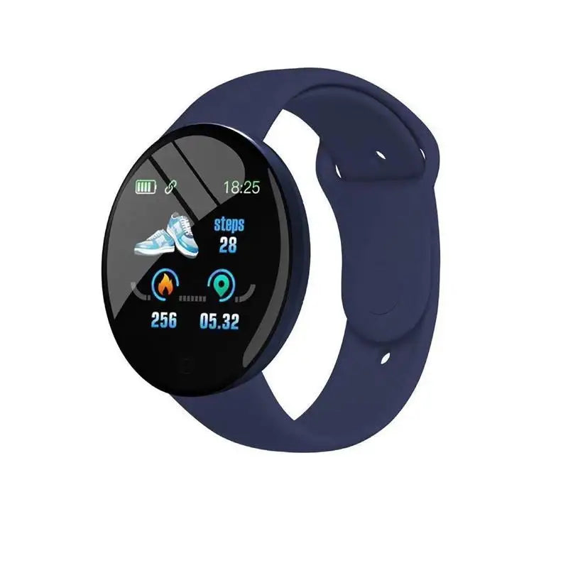 D18 Smart Watch Circular Color Screen Multiple Sports Modes Call Information Reminder Photo Taking Music Smart Bracelet Gift New